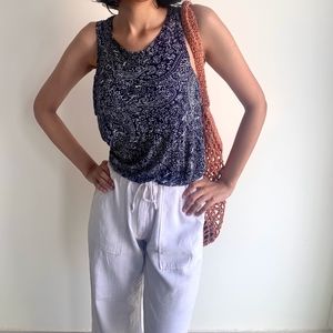 H&M abstract print top